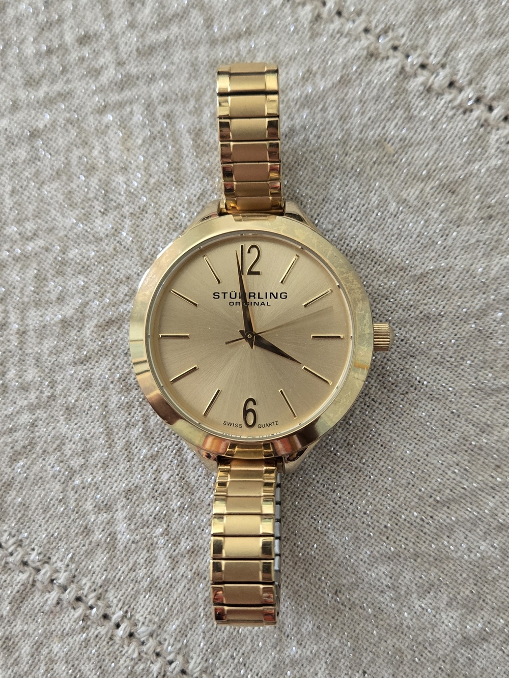 Stuhrling Original Gold Tone Women's Bracelet Watch